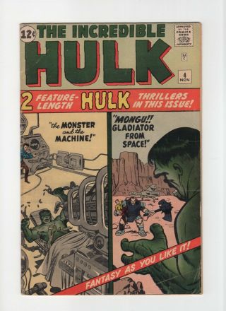 Incredible Hulk 4 Vintage Marvel Comic Key Origin Retold Stan Lee Jack Kirby