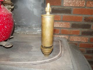 Vintage Brass Train Whistle Buckeye Brass Works? Steam Whistle Lunkenheimer?
