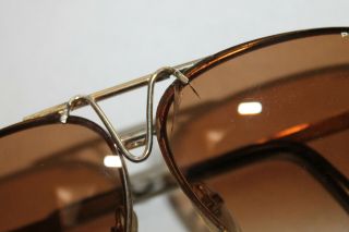 Vintage Porsche Carrera Sunglasses W/ Case and Extra Lenses 6