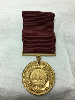 Vintage 1948 United States Navy Good Conduct Medal - Named