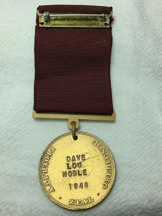 Vintage 1948 United States Navy Good Conduct Medal - Named 3