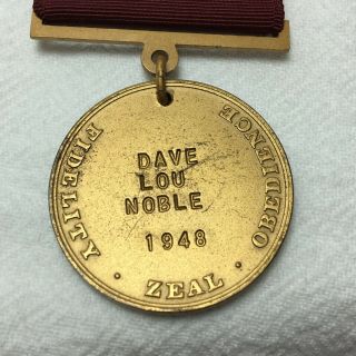 Vintage 1948 United States Navy Good Conduct Medal - Named 4