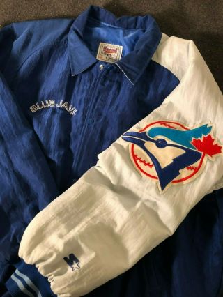 Toronto Blue Jays Starter Vintage Jacket Xl Baseball Mlb 90 