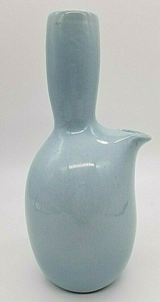 VTG RUSSEL WRIGHT MODERN IROQUOIS CASUAL CHINA ICE BLUE WINE WATER CARAFE 3