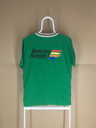 Vintage Benetton Formula One World Championship T Shirt Large United Color