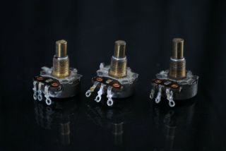 3x Vintage 1961 CTS POT 2 MOhms fits Gibson Fender Electric Guitar Potentiometer 2