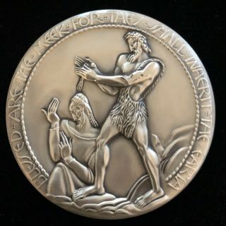 Rare Society Of Medalists 37 John The Baptist.  999 Fine Silver