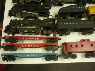 VINTAGE 1961 LIONEL TRAINS,  LOCOMOTIVEs 1060,  1062,  1130,  2029,  4 TENDERS &MORE 3