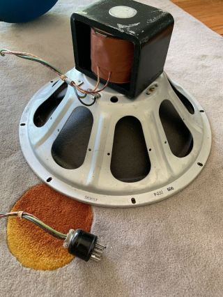 Vintage Magnavox P - 232 Jensen Field Coil 15 " Speaker Needs Re Cone
