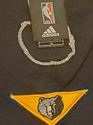 Vintage 2009 NBA Memphis Grizzlies Allen Iverson Basketball Jersey XL ADIDAS 3