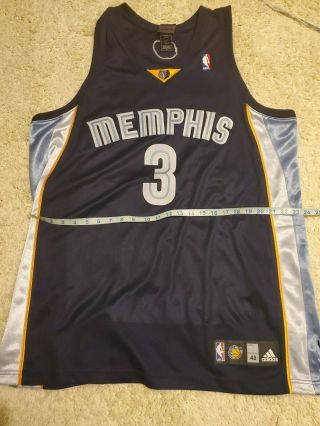 Vintage 2009 NBA Memphis Grizzlies Allen Iverson Basketball Jersey XL ADIDAS 5