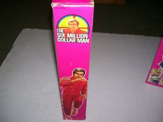 MIB 1975 TRUE 1ST/ED W ELASTIC SIX MILLION DOLLAR MAN KENNER BIONIC MAN RARE 4