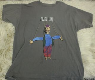 Vintage 1994 Pearl Jam Freak Vs.  No Code Tour Concert T Shirt Xl Gray Graphic