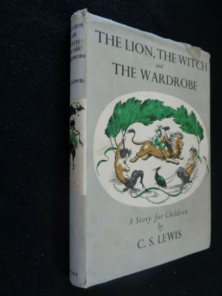 Rare 1954 1st Edition - The Lion The Witch And The Wardrobe - C S Lewis - Narnia