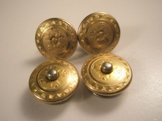 - Peerless Brand Security Vintage Victorian Snap Style Cuff Links Kum A Part