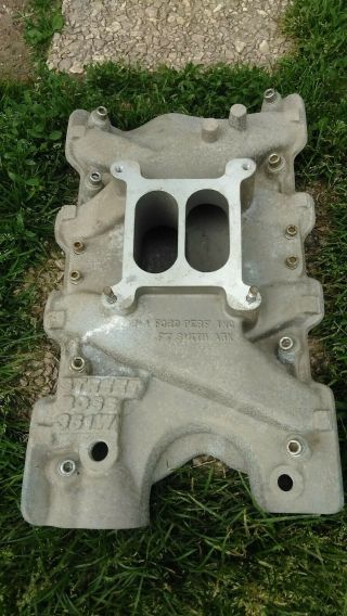 Rare B & A Ford Street Boss Intake Manifold 351c Heads To 351w (clevor) Sweet.