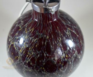 FANTASTIC QUALITY VINTAGE WMF IKORA ART GLASS TABLE LAMP 4
