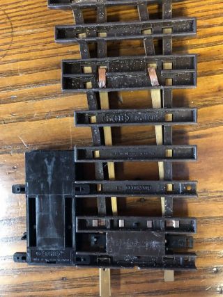 LGB Vintage Train Track Right And Left Hand Switch Brass Electric 4