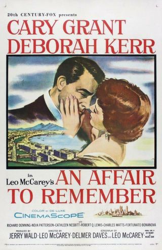 Vintage An Affair To Remember Movie Poster//classic Movie Poster/movie Poster//p