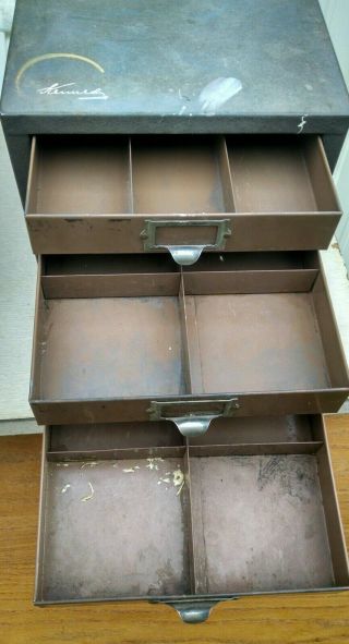 Vintage Kennedy 5 - D 5 Drawer Machinist Chest Tool Box Cabinet 3