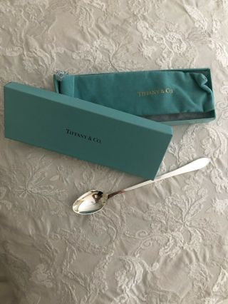 Tiffany & Co.  Sterling Silver Baby Feeding Spoon Faneuil - Six Inches -