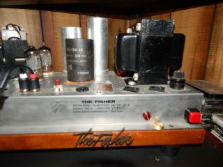 Vintage Fisher 460A Tube Amplifier from Console Restored 4
