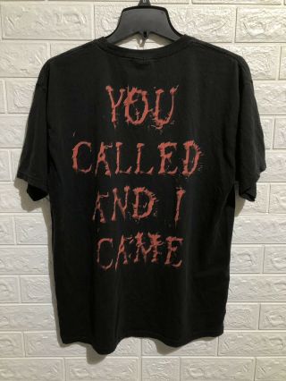 VINTAGE Cradle of Filth You Called and I Came T - Shirt GRAPHIC Adult Medium 2006 4