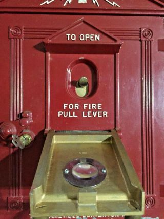 Vintage Gamewell Fire Alarm box 44 4