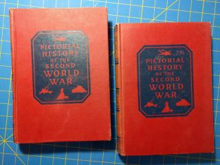 Pictorial History Of The Second World War Vol.  1 & 2 Wm.  H.  Wise And Co. ,  1944