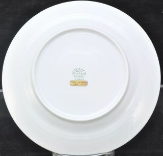 Set of 7 Vintage Richard Ginori Gold Pompei Salad Plates 5