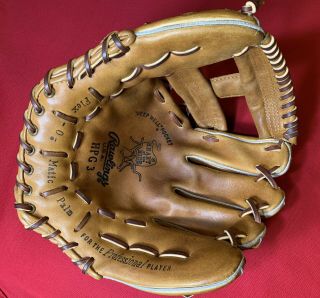 Rawlings Rare USA Heart Of Hide HOH Horween HPG - 3 Baseball Gold Glove Mitt 1974 7