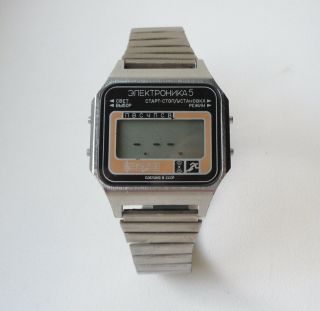 Elektronika 5 29367 Chrono Melody USSR Digital Watch Electronica 5 29367 4