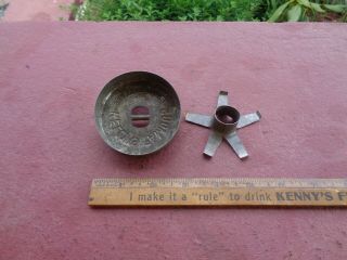 EARLY Antique Tin Advertising KELLY ' S FAMOUS Flour Biscuit Cookie Cutter 5