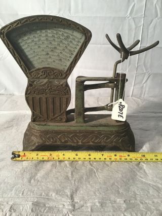 Rare Antique National Specialty Store 2 Lb.  Scale