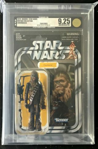2019 Star Wars Vintage Collect Vc141 Chewbacca Afa U9.  25