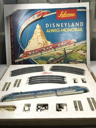 Vintage Blue Schuco Walt Disney Disneyland Alweg Monorail System Germany 6333