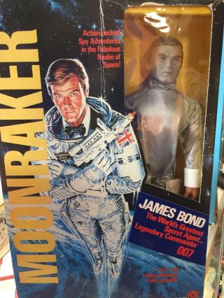 Vintage James Bond Moonraker Action Figure Roger Moore 1979