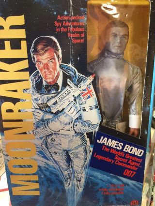 Vintage James Bond MOONRAKER Action Figure Roger Moore 1979 2