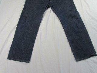 Vtg 80s USA Made Levi 501 Button Fly DARK Denim Jeans Tag 38x31 Measure 38x30 5