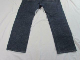 Vtg 80s USA Made Levi 501 Button Fly DARK Denim Jeans Tag 38x31 Measure 38x30 8