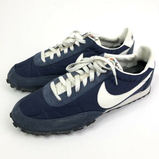 Vtg Nike J Crew Waffle Racer Shoes Sneakers 11.  5 Navy Sail Anthracite 316658 - 400