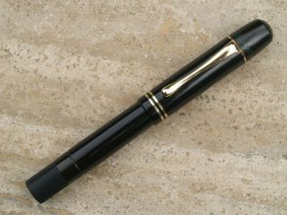 Vintage Black Pelikan 100 Fountain Pen With A Rare 18k Nib 1930’s