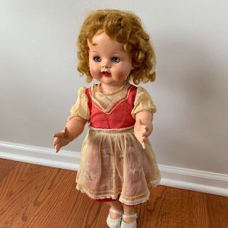 Vintage Ideal Posie 23  Doll With Clothes And Box