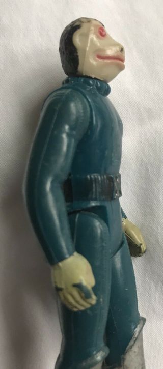 Blue Snaggletooth Vintage Star Wars Action Figure Rare With Toe Dent 4