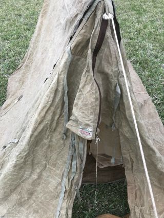 Vintage Rare Abercrombie David T Canvas Tent 1930’s Mountaineering Tent Exc 6