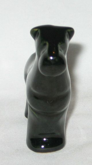 Vintage Frankoma 161 Black Terrier Dog Miniature 2