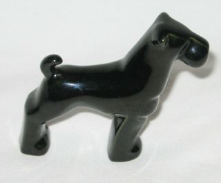 Vintage Frankoma 161 Black Terrier Dog Miniature 3