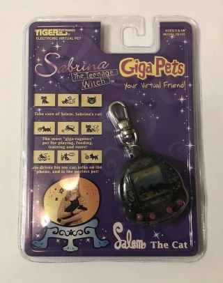 Vintage Sabrina Salem The Cat Giga Pets 90s Tiger Electronics 1997 Nip Nos