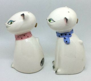 VINTAGE HOLT - HOWARD COZY KITTEN SALT & PEPPER SHAKER SET WITH BOX 6