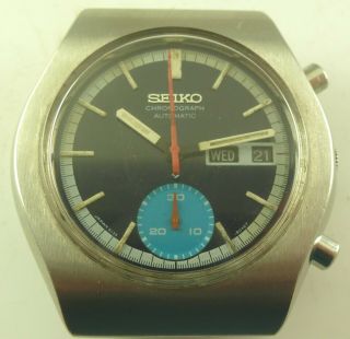 Vintage Seiko Automatic Chronograph Watch - 6139 8020 -